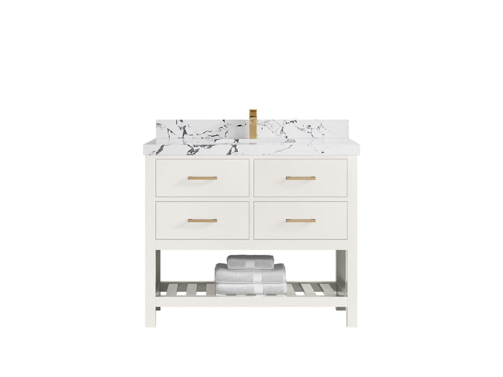 Parker 42 in. W x 22 in. D Single Sink Bathroom Vanity - photo 38