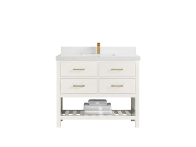 Parker 42 in. W x 22 in. D Single Sink Bathroom Vanity - Willow Bath and Vanity