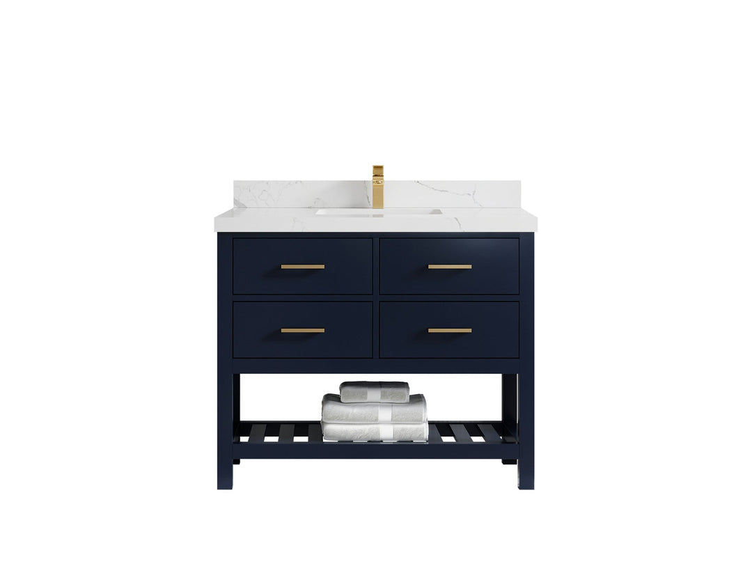 Parker 42 in. W x 22 in. D Single Sink Bathroom Vanity - Willow Bath and Vanity