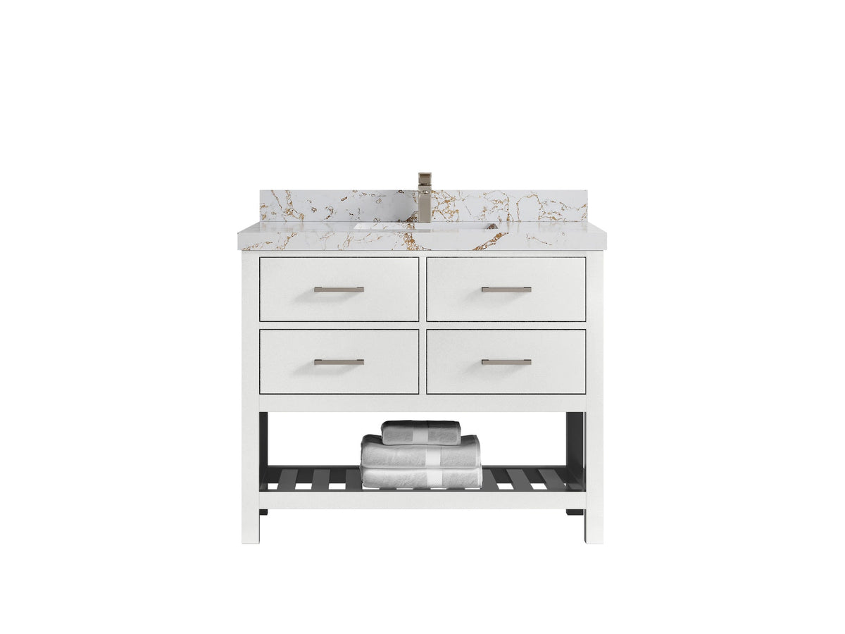 Parker 42 in. W x 22 in. D Single Sink Bathroom Vanity - Willow Bath and Vanity