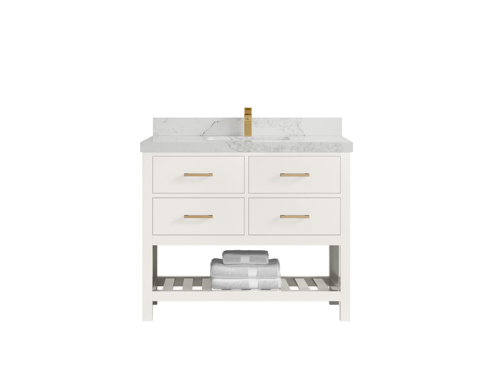 Parker 42 in. W x 22 in. D Single Sink Bathroom Vanity - Willow Bath and Vanity
