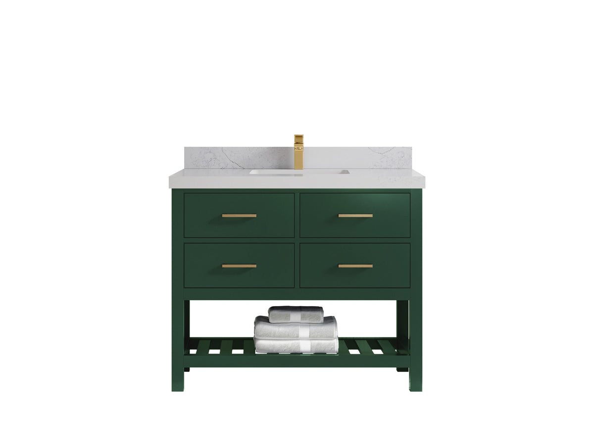 Parker 42 in. W x 22 in. D Single Sink Bathroom Vanity - Willow Bath and Vanity