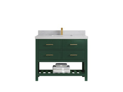 Parker 42 in. W x 22 in. D Single Sink Bathroom Vanity - photo 1