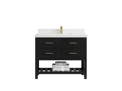Parker 42 in. W x 22 in. D Single Sink Bathroom Vanity - Willow Bath and Vanity