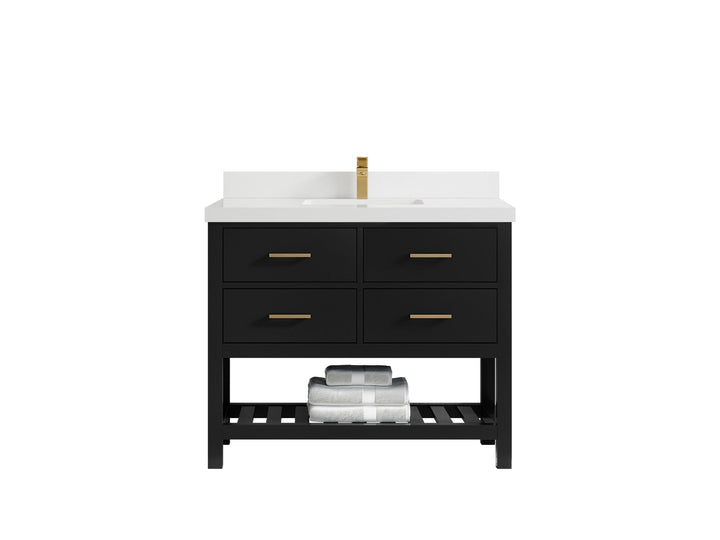 Parker 42 in. W x 22 in. D Single Sink Bathroom Vanity - photo 36