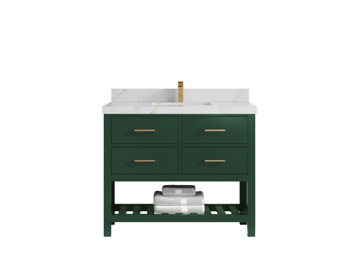 Parker 42 in. W x 22 in. D Single Sink Bathroom Vanity - Willow Bath and Vanity