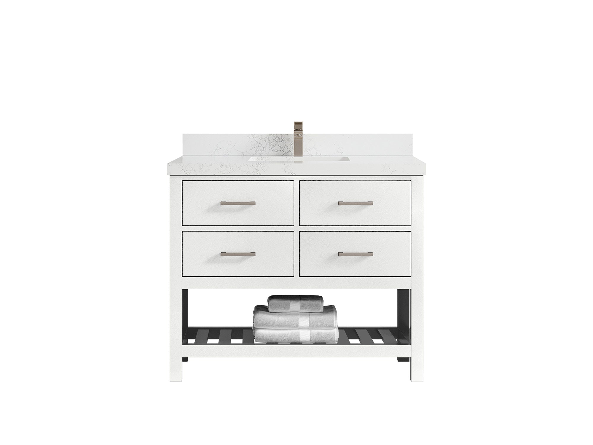 Parker 42 in. W x 22 in. D Single Sink Bathroom Vanity - Willow Bath and Vanity