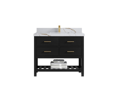 Parker 42 in. W x 22 in. D Single Sink Bathroom Vanity - Willow Bath and Vanity