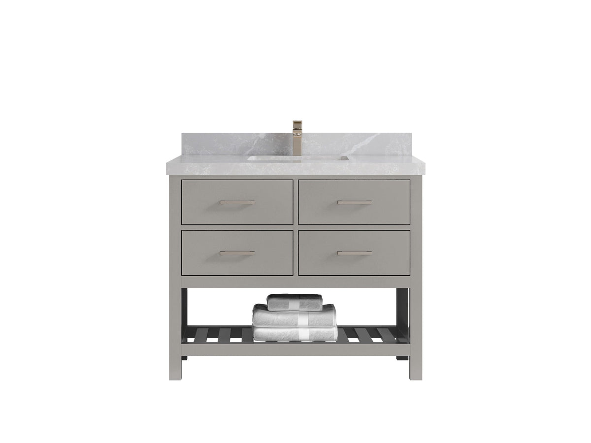 Parker 42 in. W x 22 in. D Single Sink Bathroom Vanity - Willow Bath and Vanity