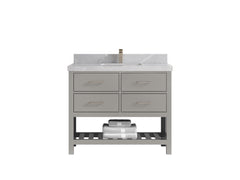 Parker 42 in. W x 22 in. D Single Sink Bathroom Vanity - photo 26