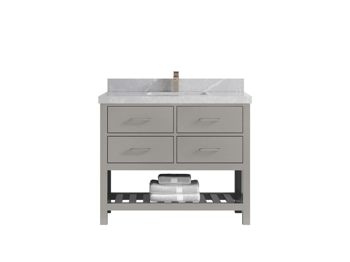 Parker 42 in. W x 22 in. D Single Sink Bathroom Vanity - photo 26