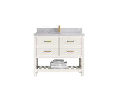 Parker 42 in. W x 22 in. D Single Sink Bathroom Vanity - Willow Bath and Vanity