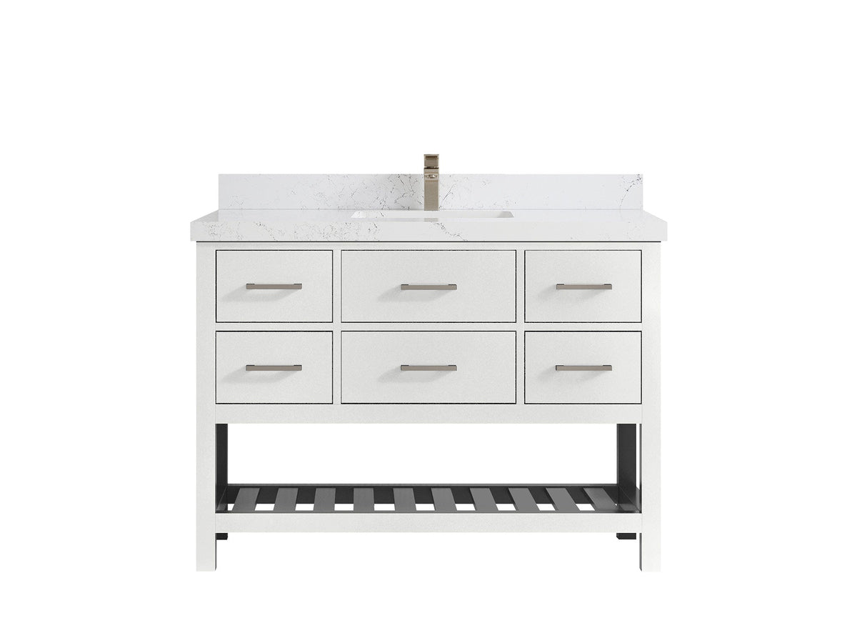 Parker 48 in. W x 22 in. D Single Sink Bathroom Vanity - Willow Bath and Vanity