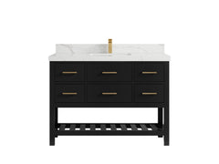 Parker 48 in. W x 22 in. D Single Sink Bathroom Vanity - photo 16