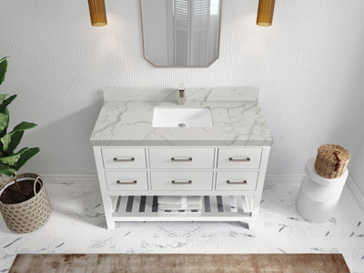 Parker 48 in. W x 22 in. D Single Sink Bathroom Vanity - Willow Bath and Vanity