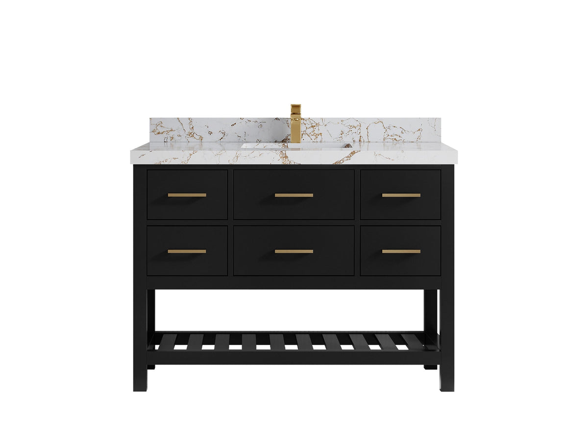 Parker 48 in. W x 22 in. D Single Sink Bathroom Vanity - Willow Bath and Vanity