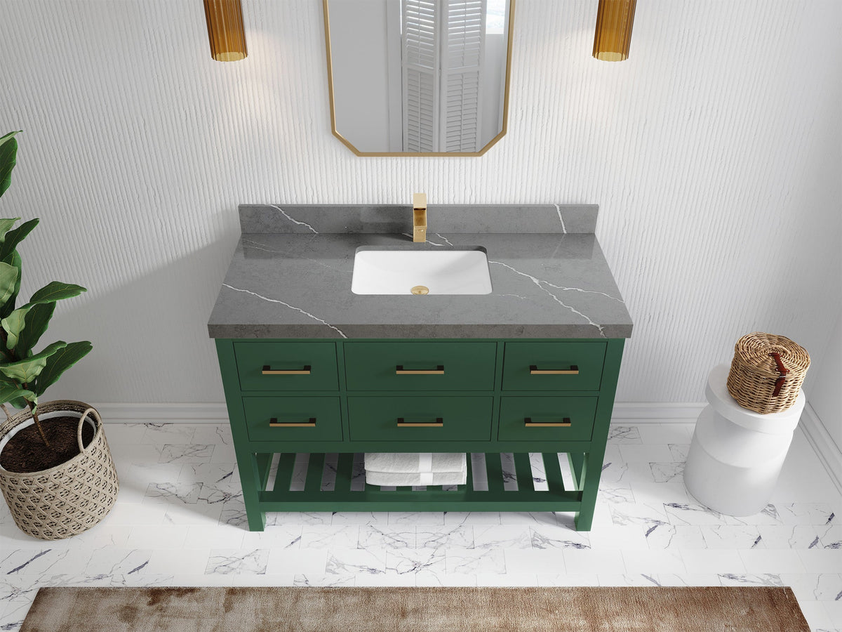 Parker 48 in. W x 22 in. D Single Sink Bathroom Vanity - Willow Bath and Vanity