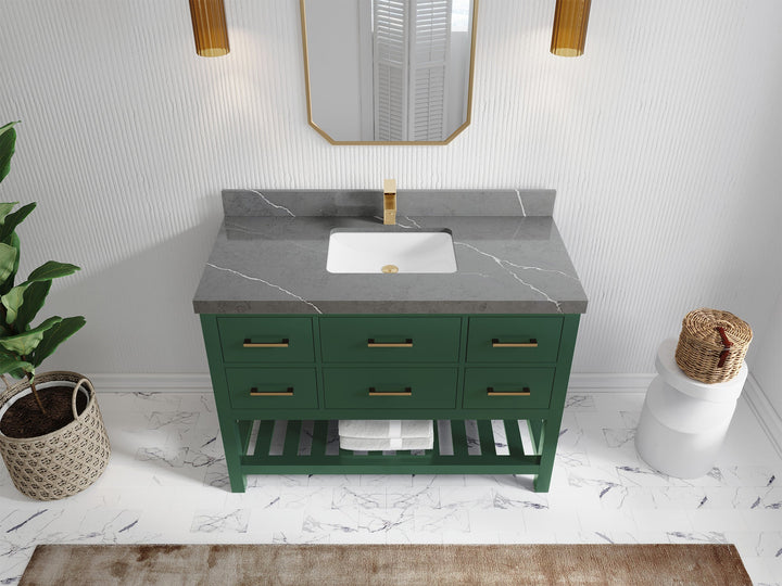 Parker 48 in. W x 22 in. D Single Sink Bathroom Vanity - photo 25