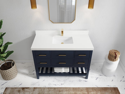Parker 48 in. W x 22 in. D Single Sink Bathroom Vanity - Willow Bath and Vanity