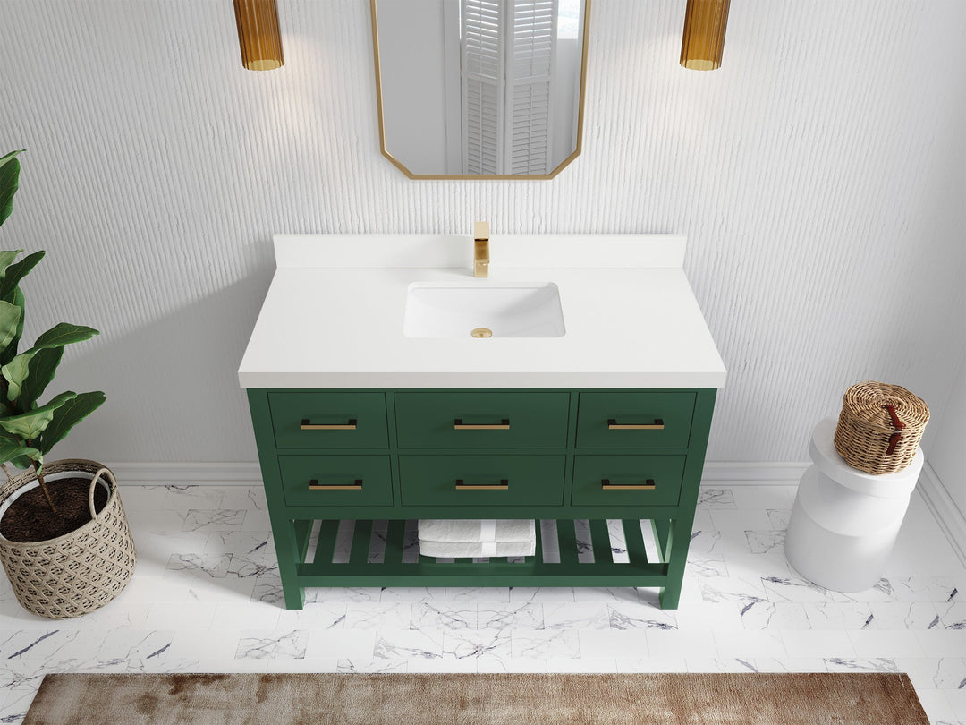 Parker 48 in. W x 22 in. D Single Sink Bathroom Vanity - Willow Bath and Vanity