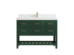 Parker 48 in. W x 22 in. D Single Sink Bathroom Vanity - photo 36