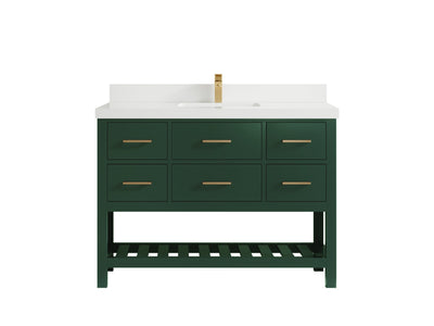 Parker 48 in. W x 22 in. D Single Sink Bathroom Vanity - Willow Bath and Vanity