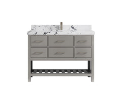 Parker 48 in. W x 22 in. D Single Sink Bathroom Vanity - photo 36