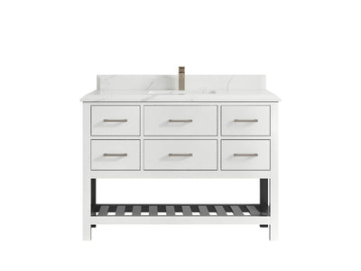 Parker 48 in. W x 22 in. D Single Sink Bathroom Vanity - Willow Bath and Vanity