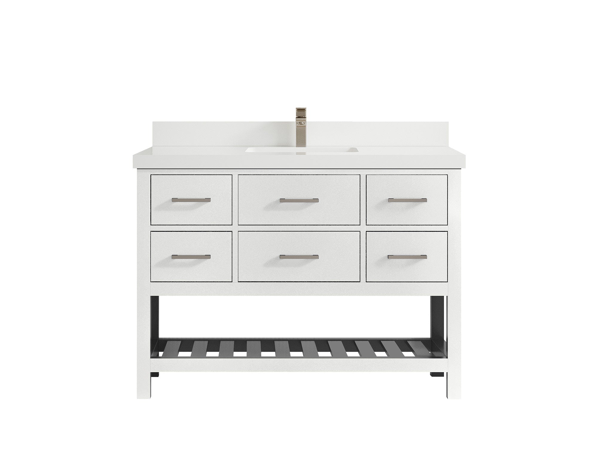 Parker 48 in. W x 22 in. D Single Sink Bathroom Vanity - Willow Bath and Vanity