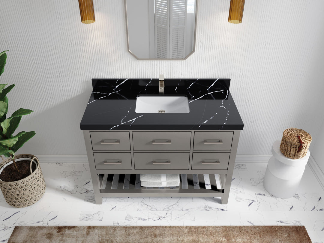 Parker 48 in. W x 22 in. D Single Sink Bathroom Vanity - Willow Bath and Vanity