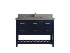 Parker 48 in. W x 22 in. D Single Sink Bathroom Vanity - photo 26