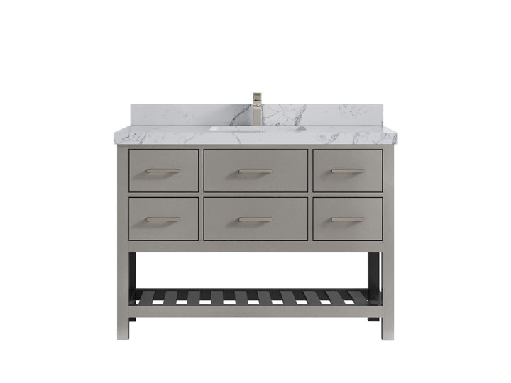 Parker 48 in. W x 22 in. D Single Sink Bathroom Vanity - photo 38