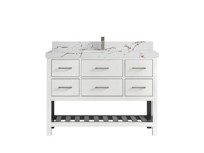 Parker 48 in. W x 22 in. D Single Sink Bathroom Vanity - Willow Bath and Vanity