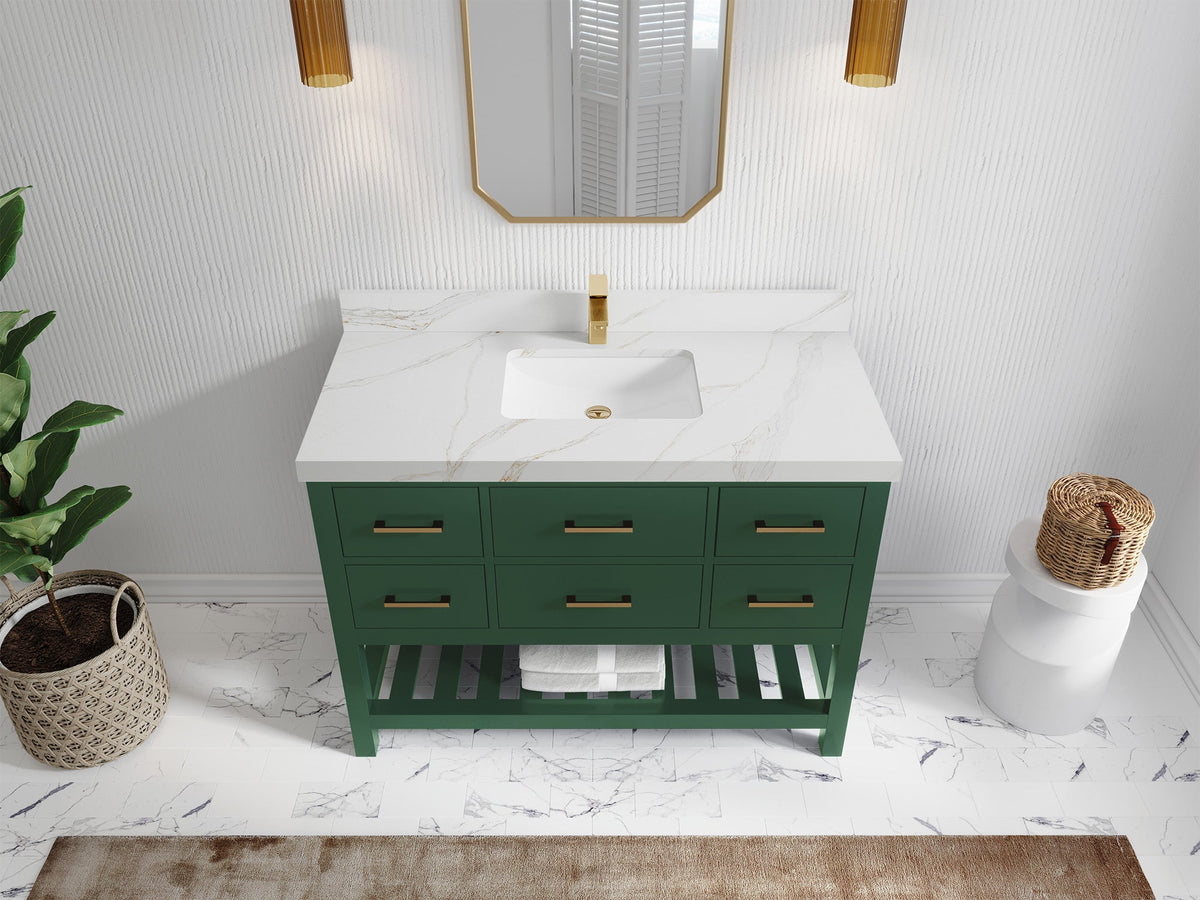 Parker 48 in. W x 22 in. D Single Sink Bathroom Vanity - Willow Bath and Vanity