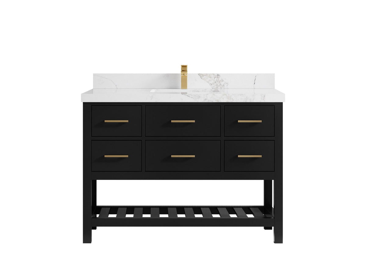 Parker 48 in. W x 22 in. D Single Sink Bathroom Vanity - Willow Bath and Vanity