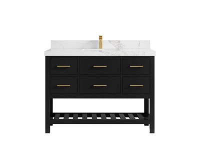 Parker 48 in. W x 22 in. D Single Sink Bathroom Vanity - Willow Bath and Vanity