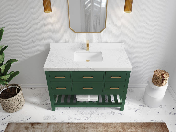 Parker 48 in. W x 22 in. D Single Sink Bathroom Vanity - photo 21