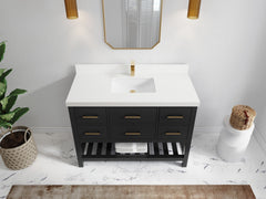 Parker 48 in. W x 22 in. D Single Sink Bathroom Vanity - photo 37
