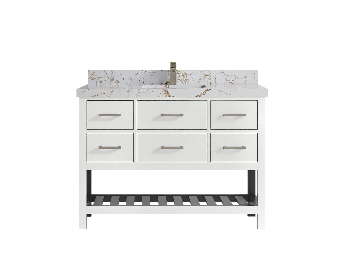 Parker 48 in. W x 22 in. D Single Sink Bathroom Vanity - Willow Bath and Vanity