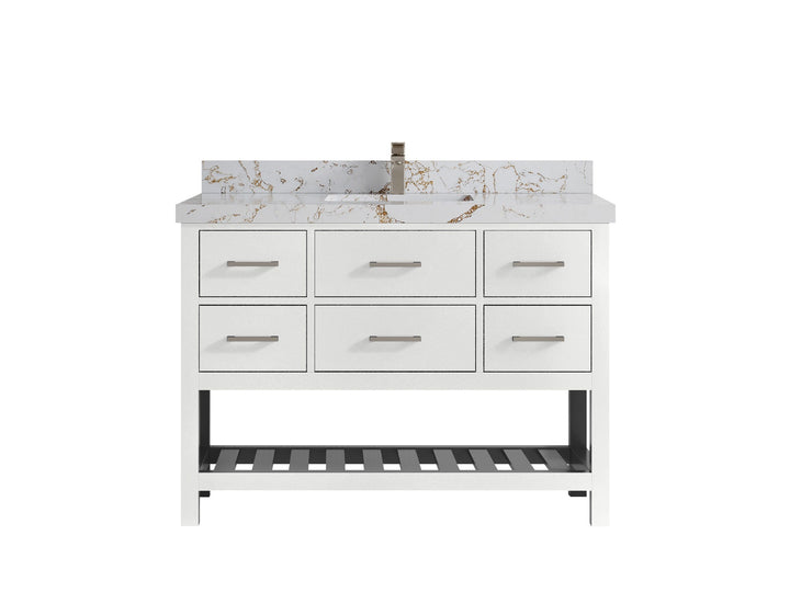 Parker 48 in. W x 22 in. D Single Sink Bathroom Vanity - photo 32