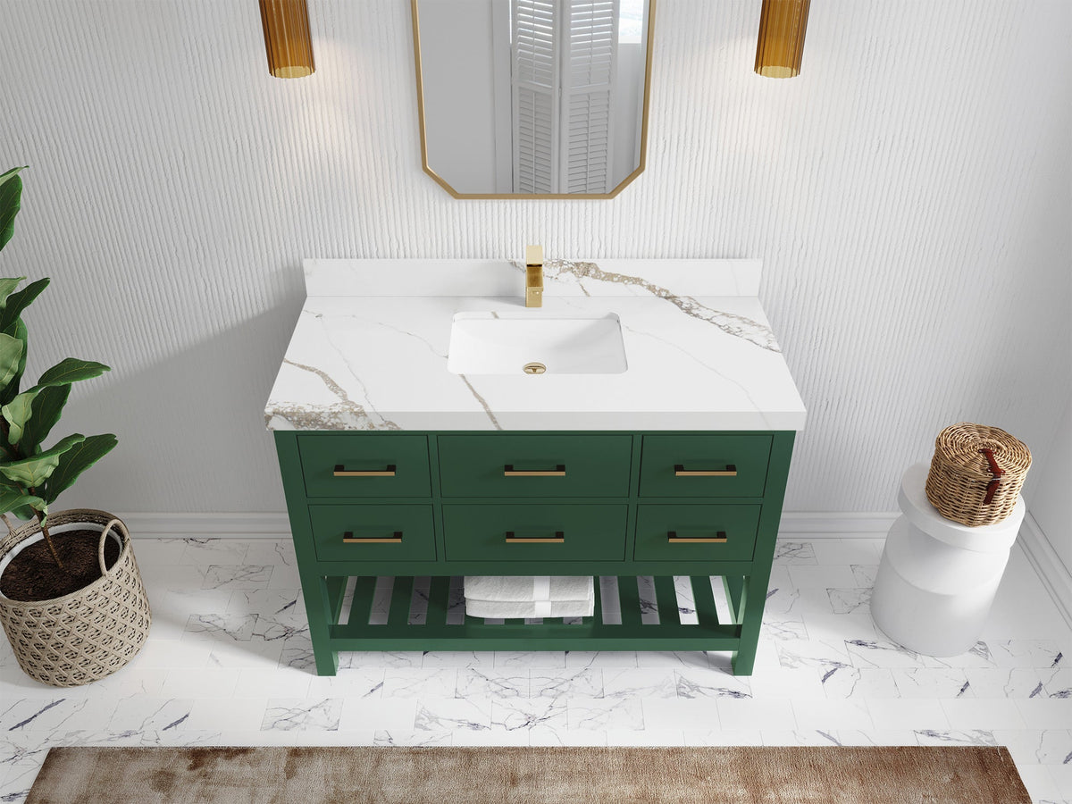 Parker 48 in. W x 22 in. D Single Sink Bathroom Vanity - Willow Bath and Vanity