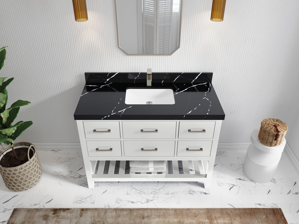 Parker 48 in. W x 22 in. D Single Sink Bathroom Vanity - Willow Bath and Vanity