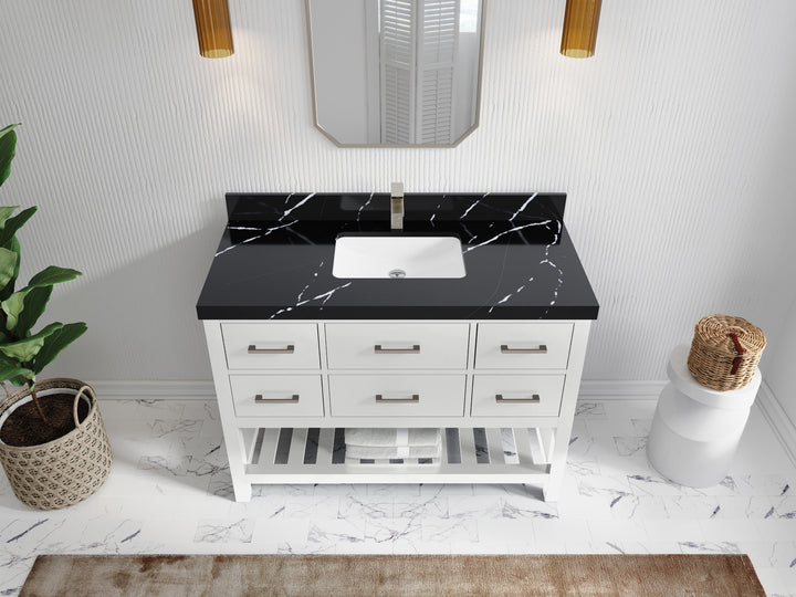 Parker 48 in. W x 22 in. D Single Sink Bathroom Vanity - photo 11