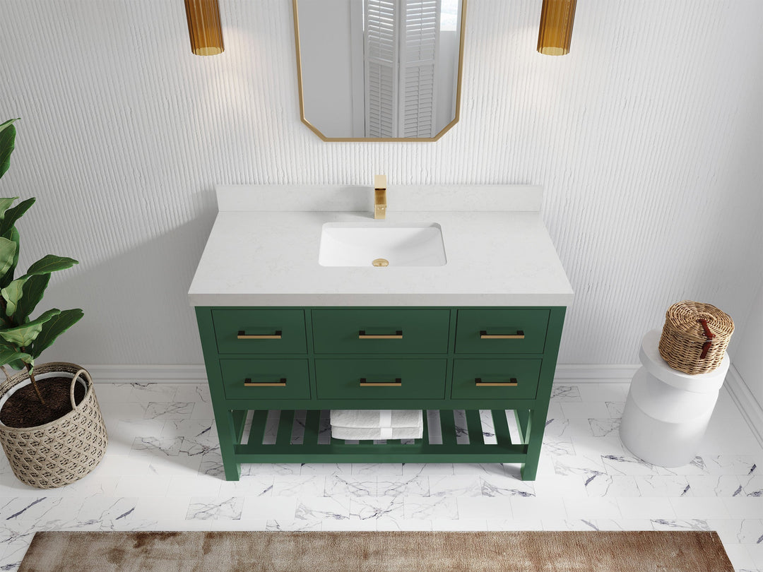 Parker 48 in. W x 22 in. D Single Sink Bathroom Vanity - Willow Bath and Vanity