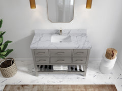 Parker 48 in. W x 22 in. D Single Sink Bathroom Vanity - photo 37