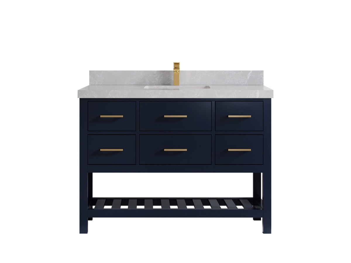 Parker 48 in. W x 22 in. D Single Sink Bathroom Vanity - Willow Bath and Vanity