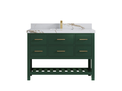 Parker 48 in. W x 22 in. D Single Sink Bathroom Vanity - Willow Bath and Vanity