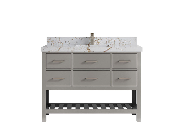 Parker 48 in. W x 22 in. D Single Sink Bathroom Vanity - photo 34