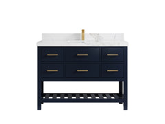 Parker 48 in. W x 22 in. D Single Sink Bathroom Vanity - photo 18