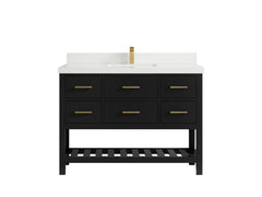 Parker 48 in. W x 22 in. D Single Sink Bathroom Vanity - photo 38